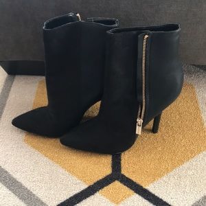 Jennifer Lopez Leather and Suede Boot